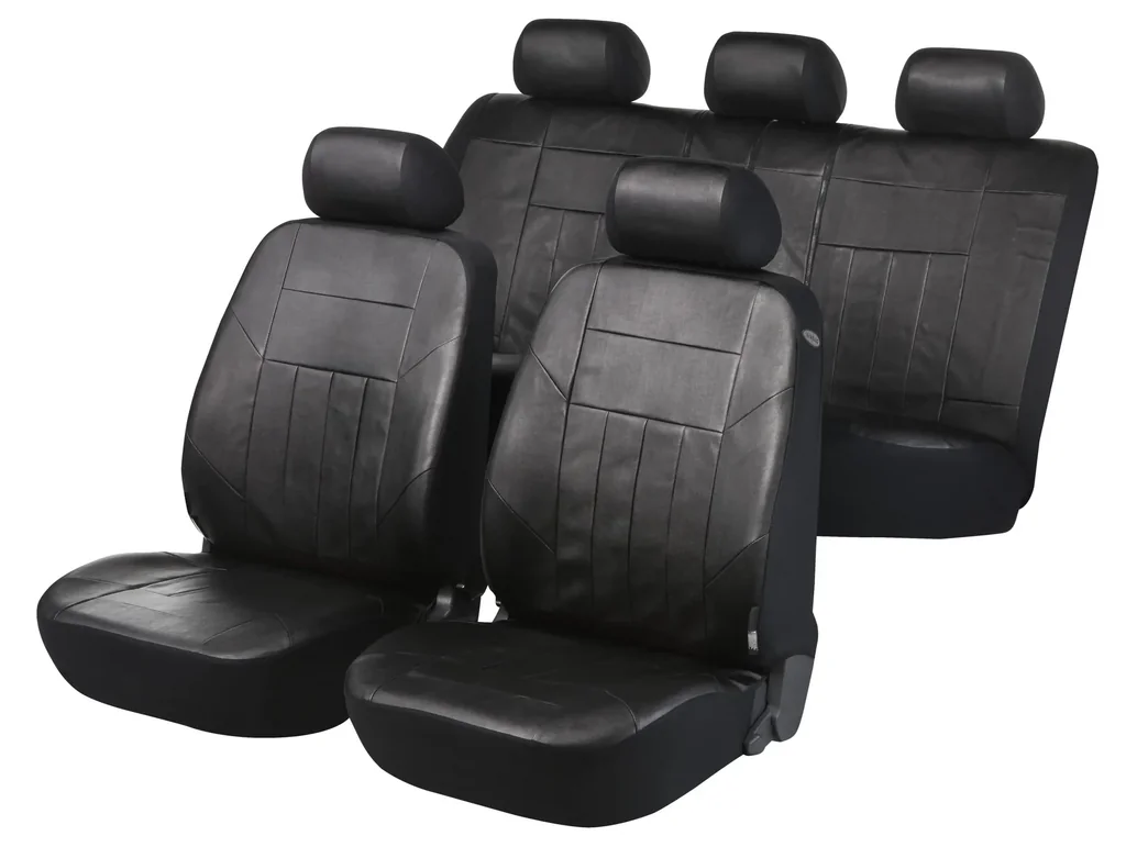 Autositzbezug Soft Nappa schwarz aus Kunstleder
