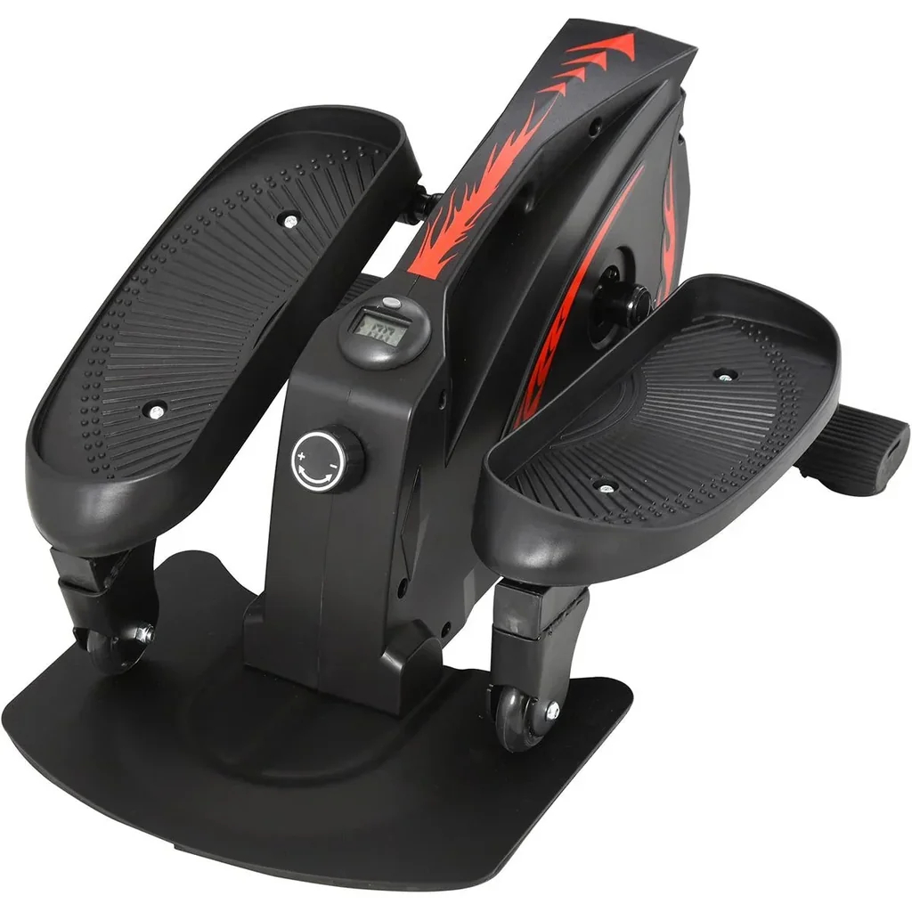 Mini Stepper mit LCD-Monitor schwarz