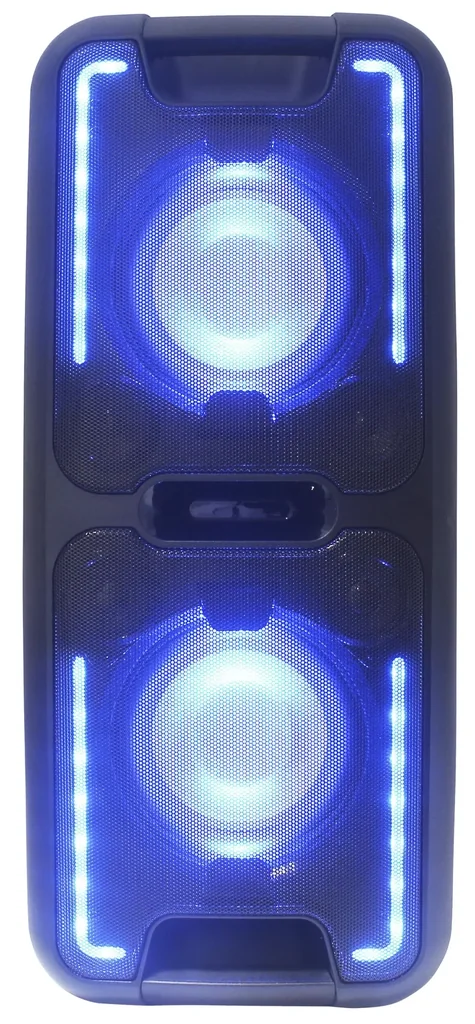 Tragbare Discosoundmaschine mit Bluetooth, Radio, 2x USB, AUX-IN inklusive Mikrofon