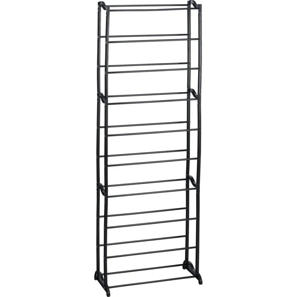 Storage Solutions Schuhregal - 10 Schichten - Metall - Schwarz