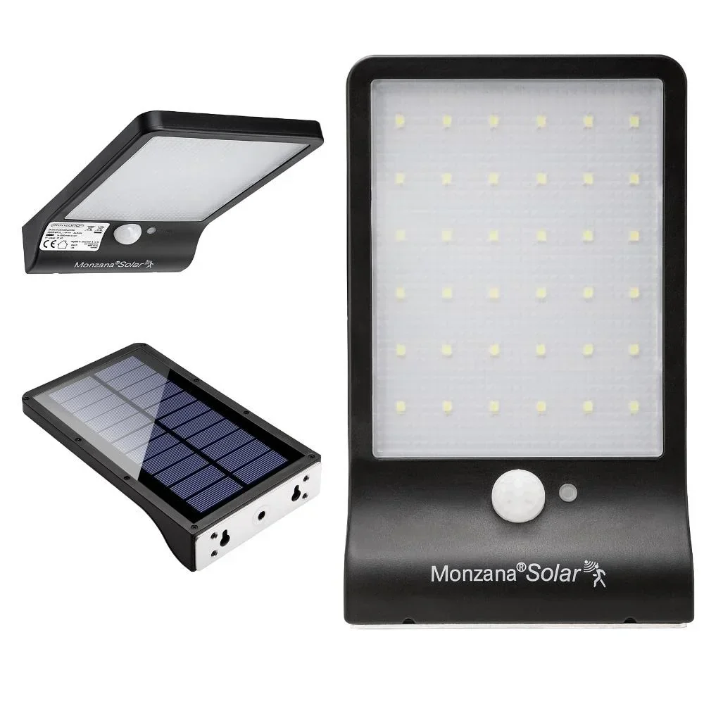 Solar-Wandleuchte mit Bewegungsmelder
