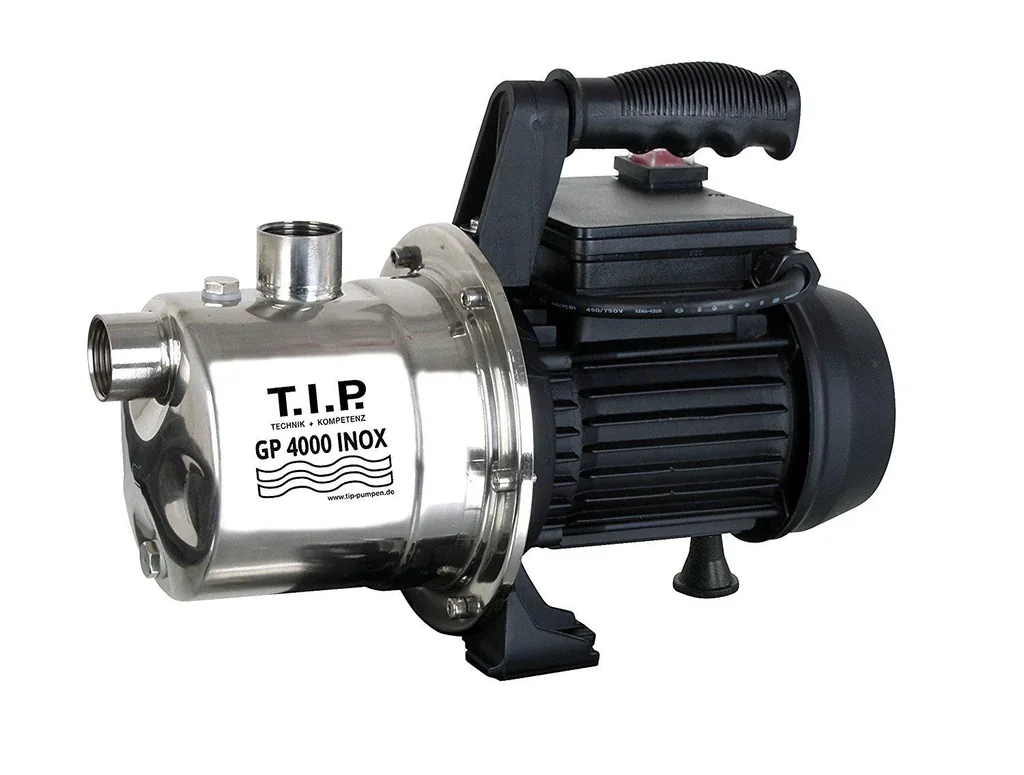 Gartenpumpe Edelstahl GP 4000 INOX, bis 4.000 l/h Fördermenge