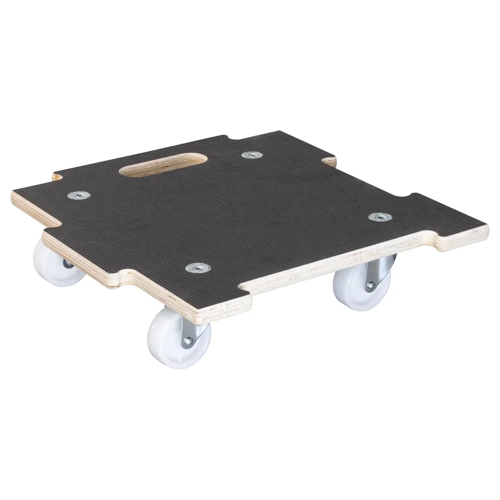 Multi Roller MR 1393, 39 x 39 x 10 cm, harte Rollen Ø 63 mm, Platte Multiplex Maxigrip FSC®, Tragkraft 200 kg