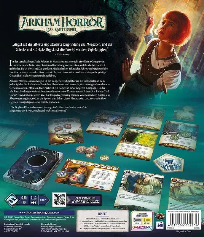 Gesellschaftsspiel Arkham Horror Das Kartenspiel Grundspiel (Neuauflage)