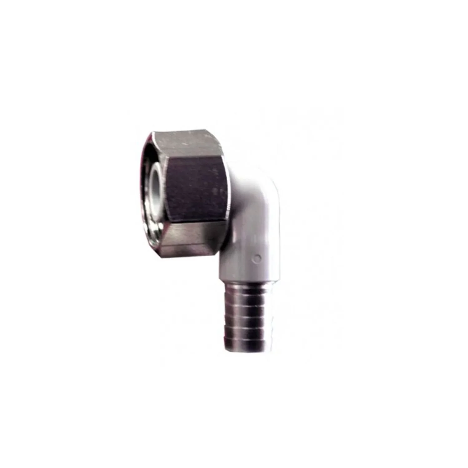 Winkelverschraubung CNS 90° für Bierschlauch 5/8 Zoll, NW 10mm