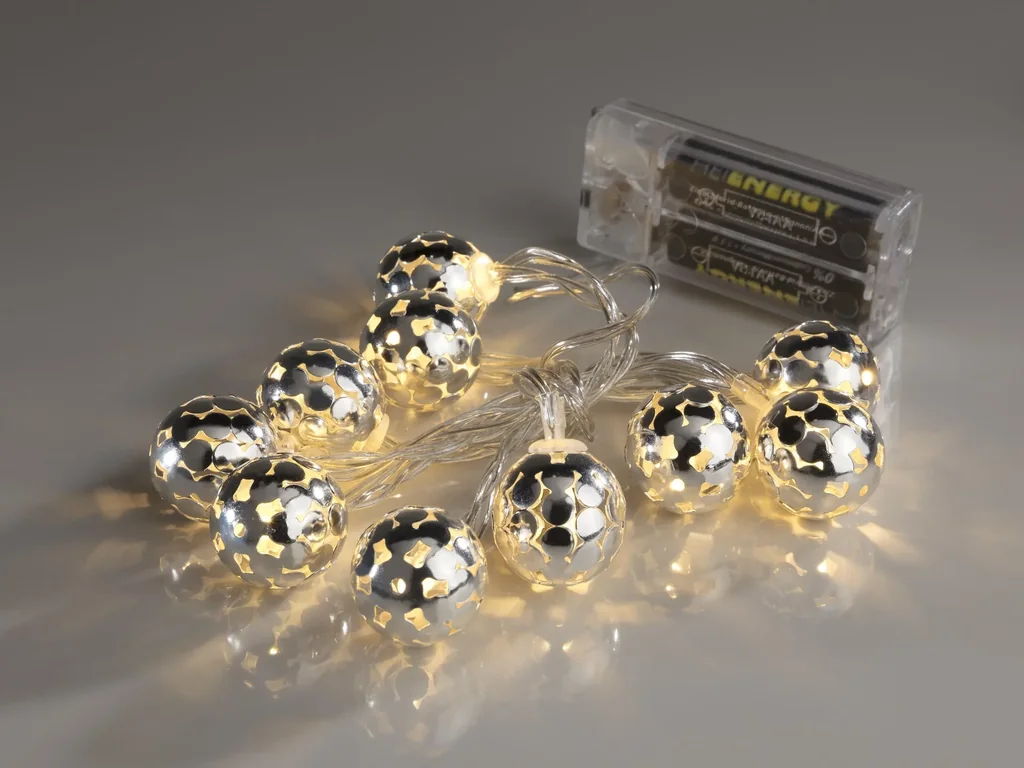 LED Lichterkette Kugeln