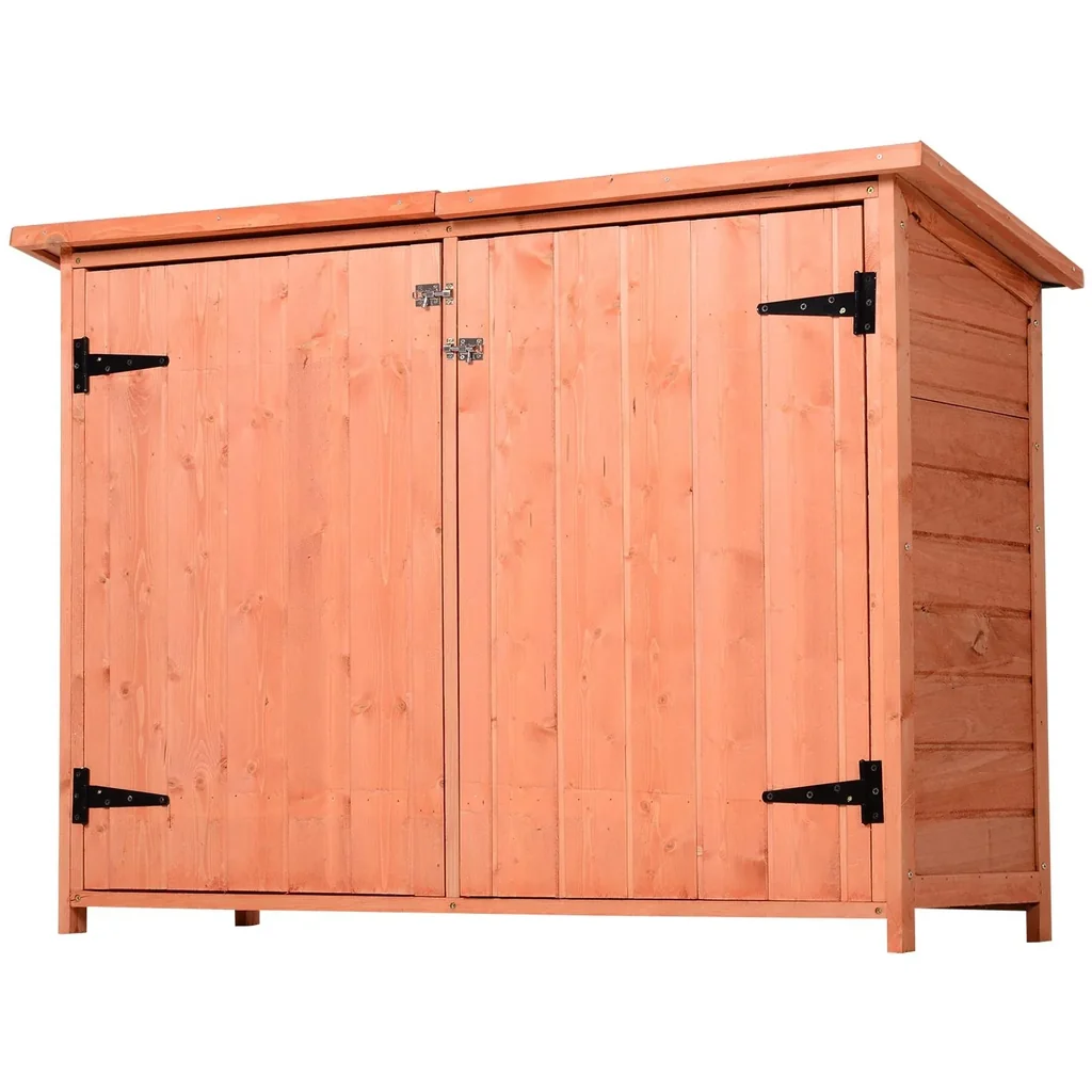 Gerätehaus mit Ablage