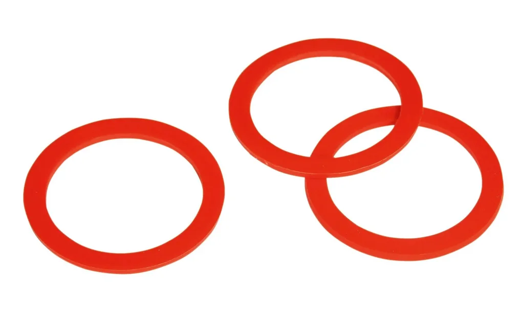 Dichtungsring HIKO aus Kunststoff, 2,5 mm, rot, 5er-Pack