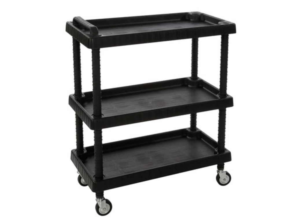 Werkzeugwagen - 3 Ablagefächer - 75 X 37.5 X 92 Cm