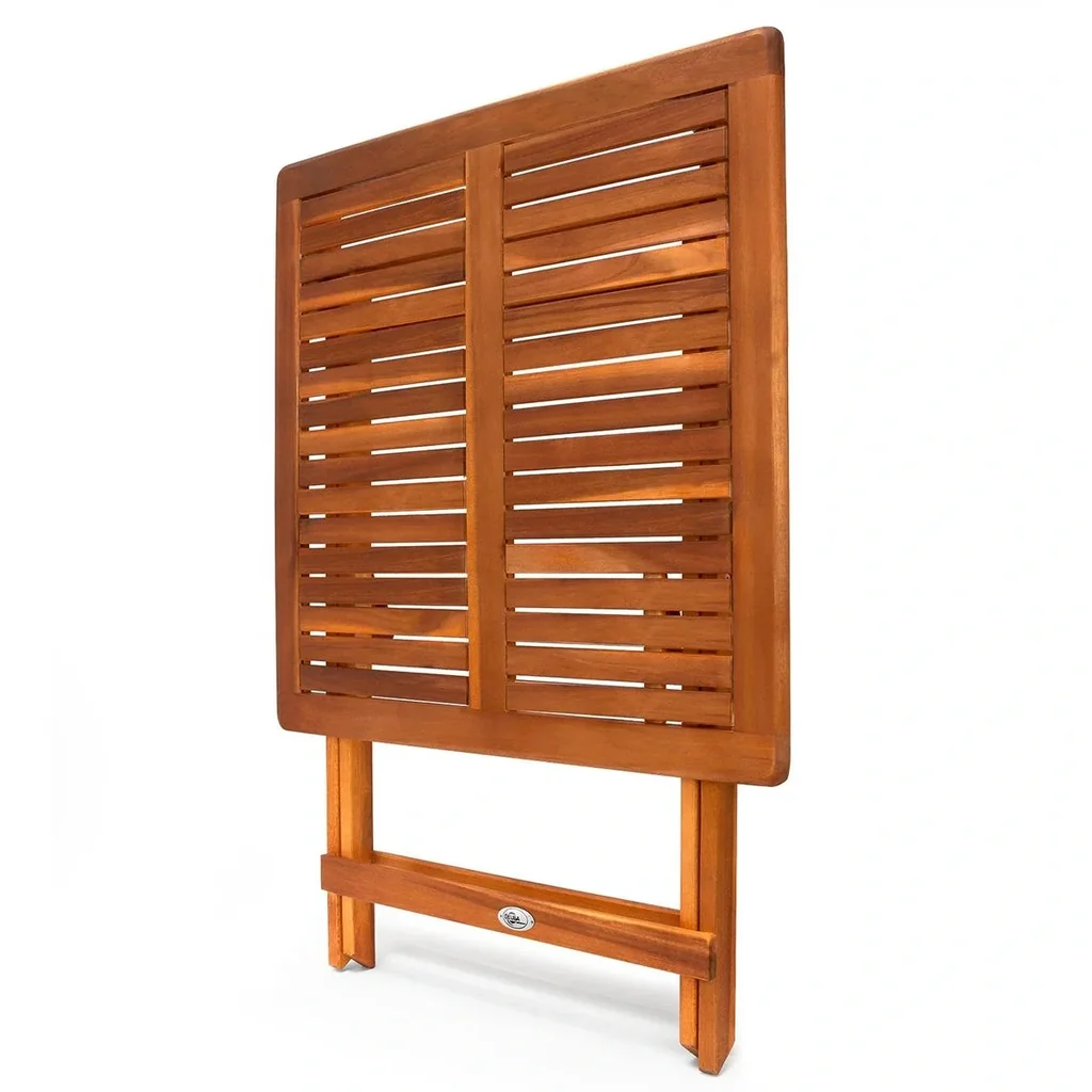 Akazienholz Beistelltisch 70x70x73cm klappbar