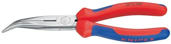 Flachrund Zange 200 mm, gebogen