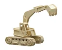 Holzbausatz "Bagger", 30 x 26 cm