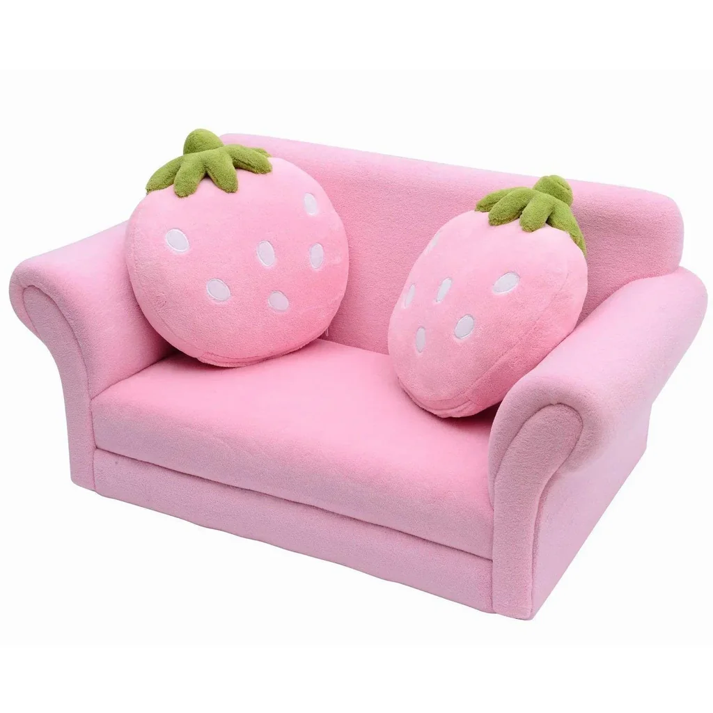Kindersofa Erdbeere Kindersessel Sofa Couch Kinder Kinderzimmer (Erdbeersofa)