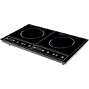 Induktionsherd mit 2 Brennern - 2000W - 60x40x10cm