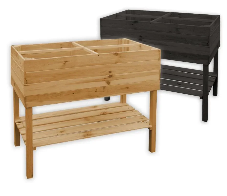 Balkon-Kräuterbeet auf Beinen anthrazit