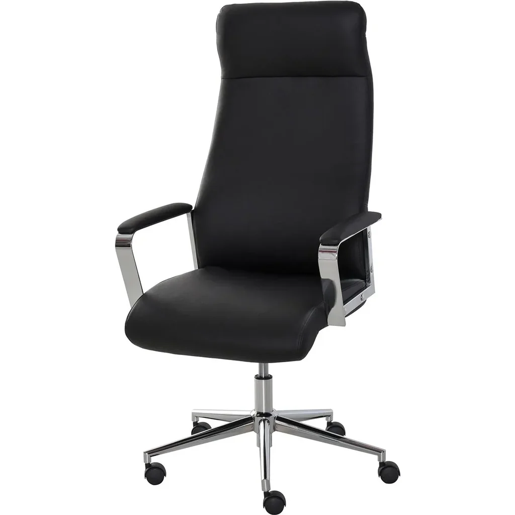 Bürostuhl ergonomisch geformt schwarz