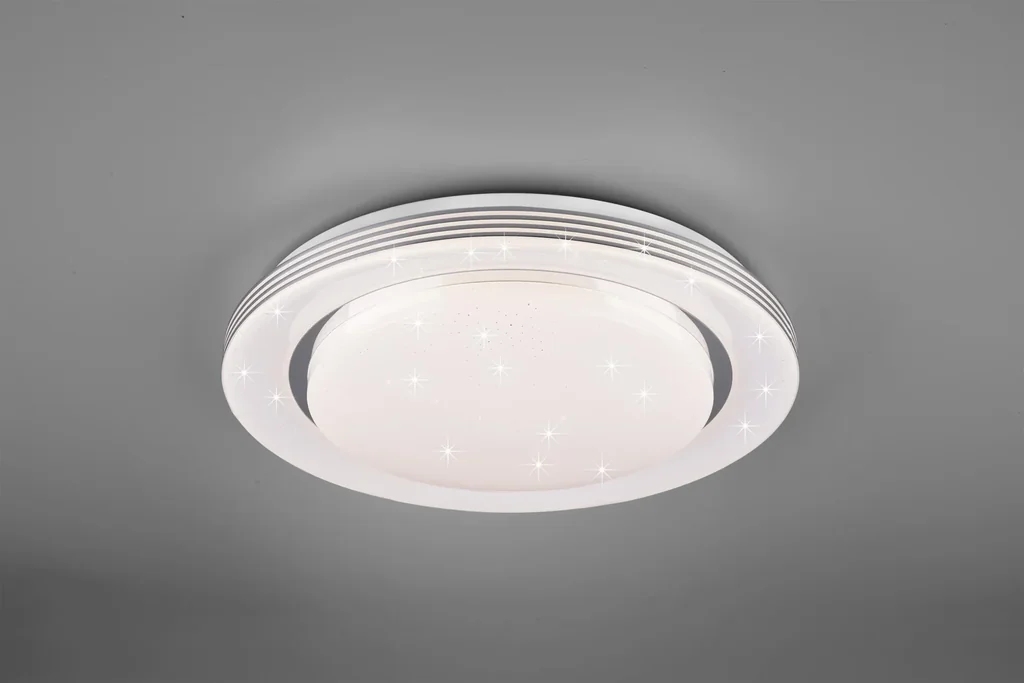 LED-Deckenleuchte ATRIA, 22 W,2 00 lm, dimmbar inklusive Fernbedinung, Farbe weiß