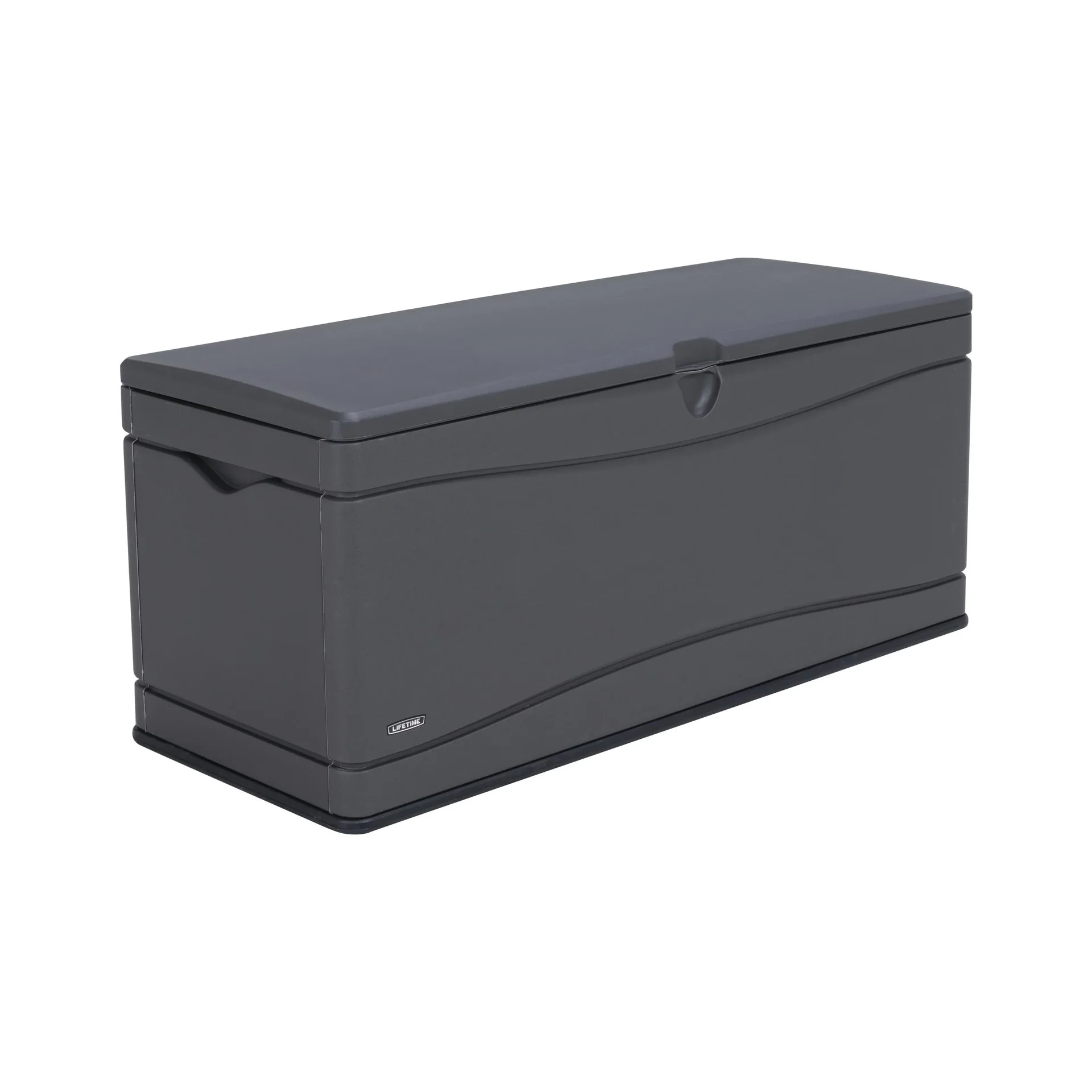 Lifetime Kissenbox 495 L Grau 152.5×61×67 cm – wetterfeste Auflagenbox aus HDPE