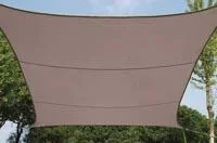 Garten-Sonnensegel-Platz 3,6 X 3,6 m Farbe: Taupe