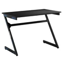 Computertisch Z-förmiges Design Schreibtisch mit Kopfhörerhaken Gaming Tisch PC Tisch Computer ergonomisch verstellbar H