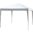 Pop-up Partyzelt Pavillon weiß 2,95 x 2,95 m