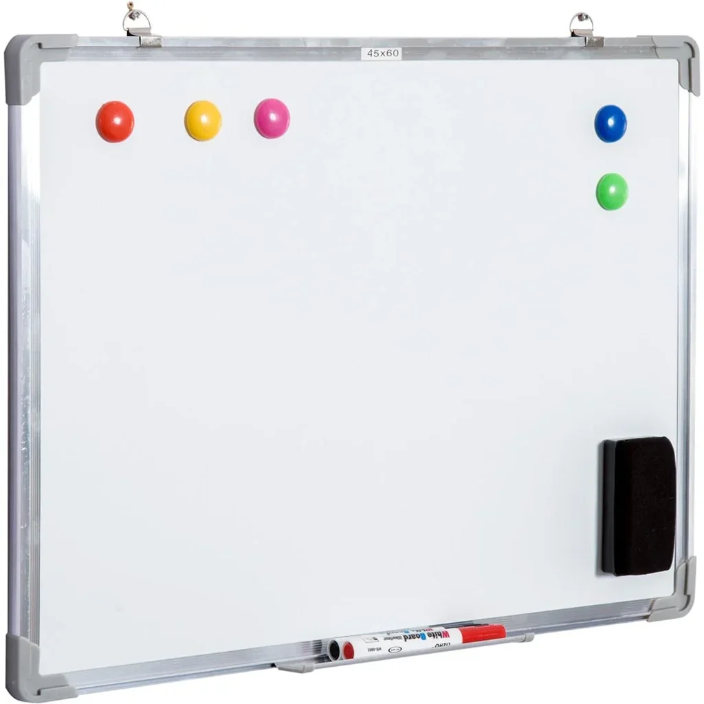 Magnettafel inklusive Zubehör weiß