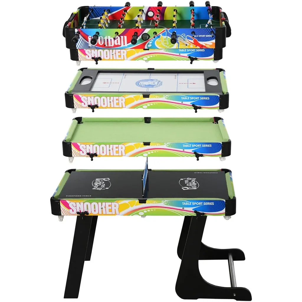 4 in 1 Kickertisch für Kinder