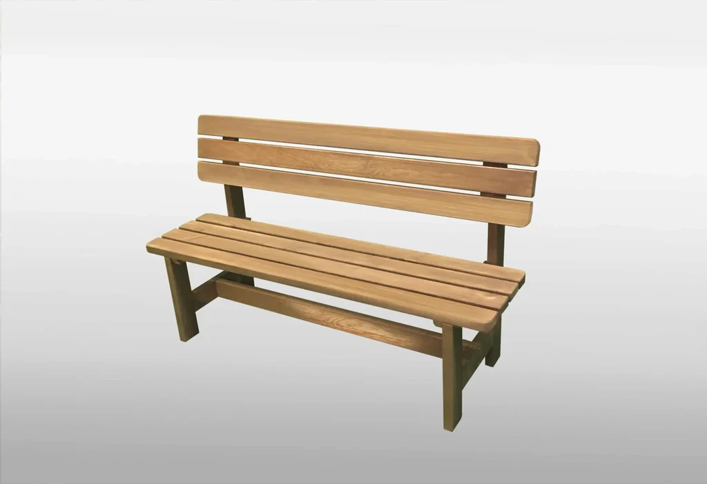 Holz-Bank Summer honigbraun
