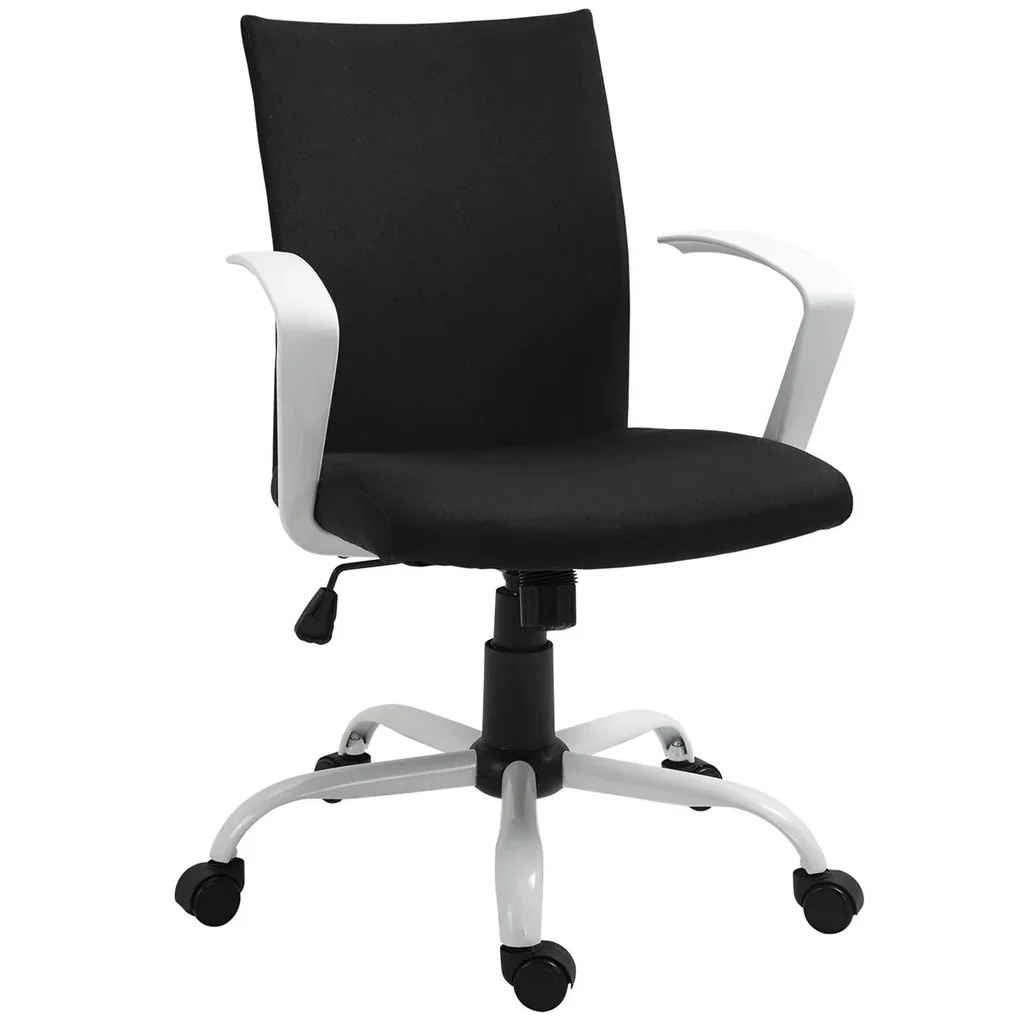 Bürostuhl Schreibtischstuhl Netzrückenstütze mit Wippenfunktion Kopflehne Home-Office-Stuhl höhenverstellbarer ergonomis