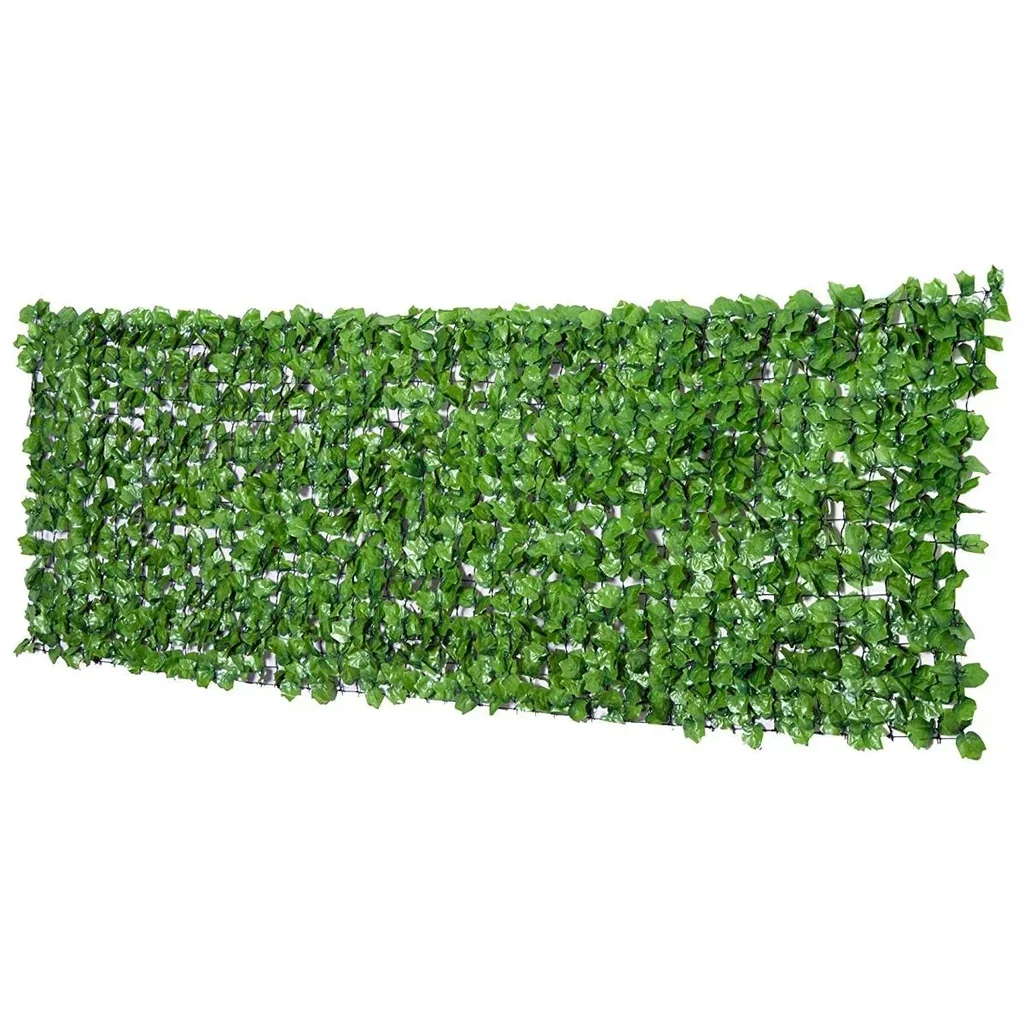 Sichtschutz Künstliche Hecke Wanddekoration 1x3m Hellgrün