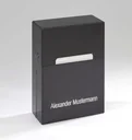 Zigaretten Etui, schwarz