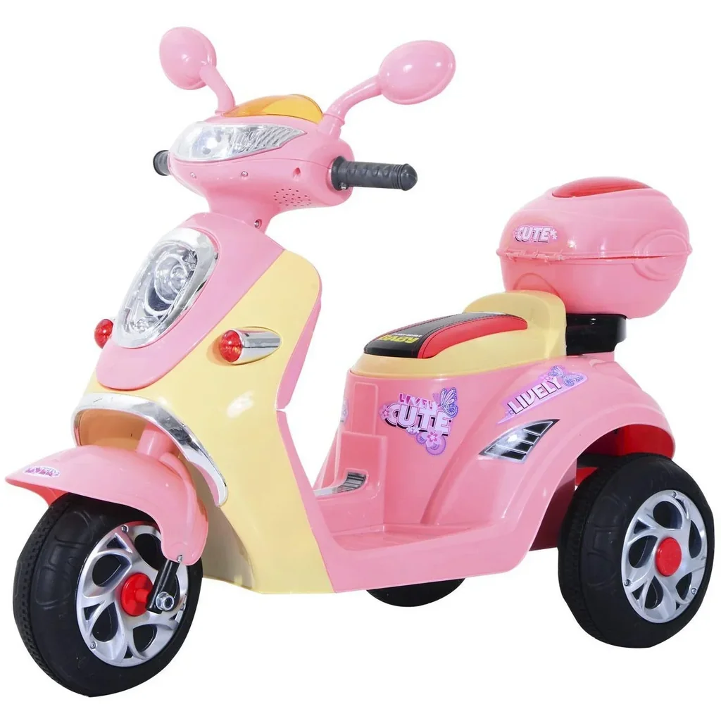 Elektroroller Kinderelektroroller Rosa
