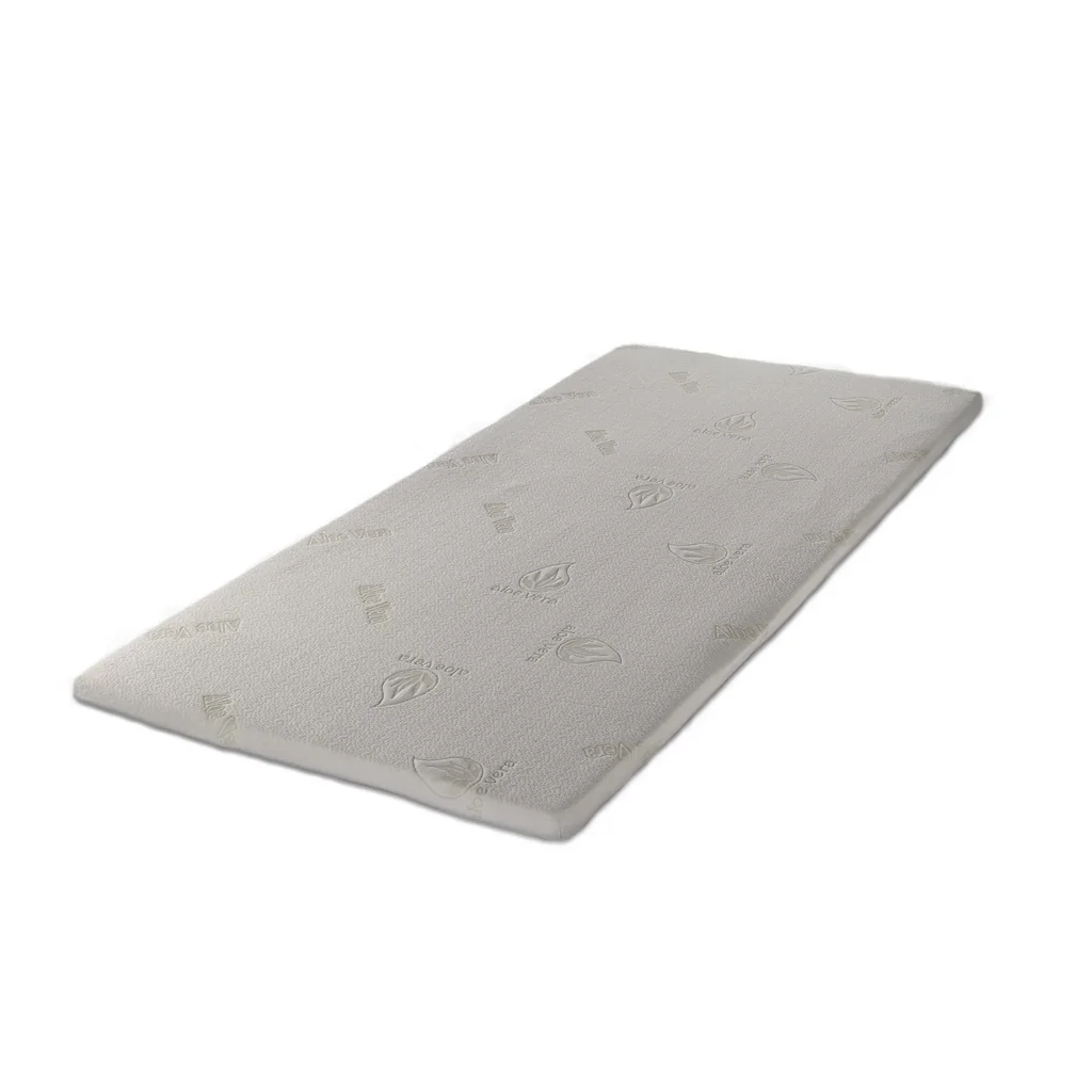 Memory Foam Matratzenauflage, Aloe Vera, 90x200x4cm