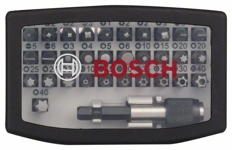Schrauberbit-Set , PH, PZ, H, T und Quick Change-Universalhalter, 32-teilig
