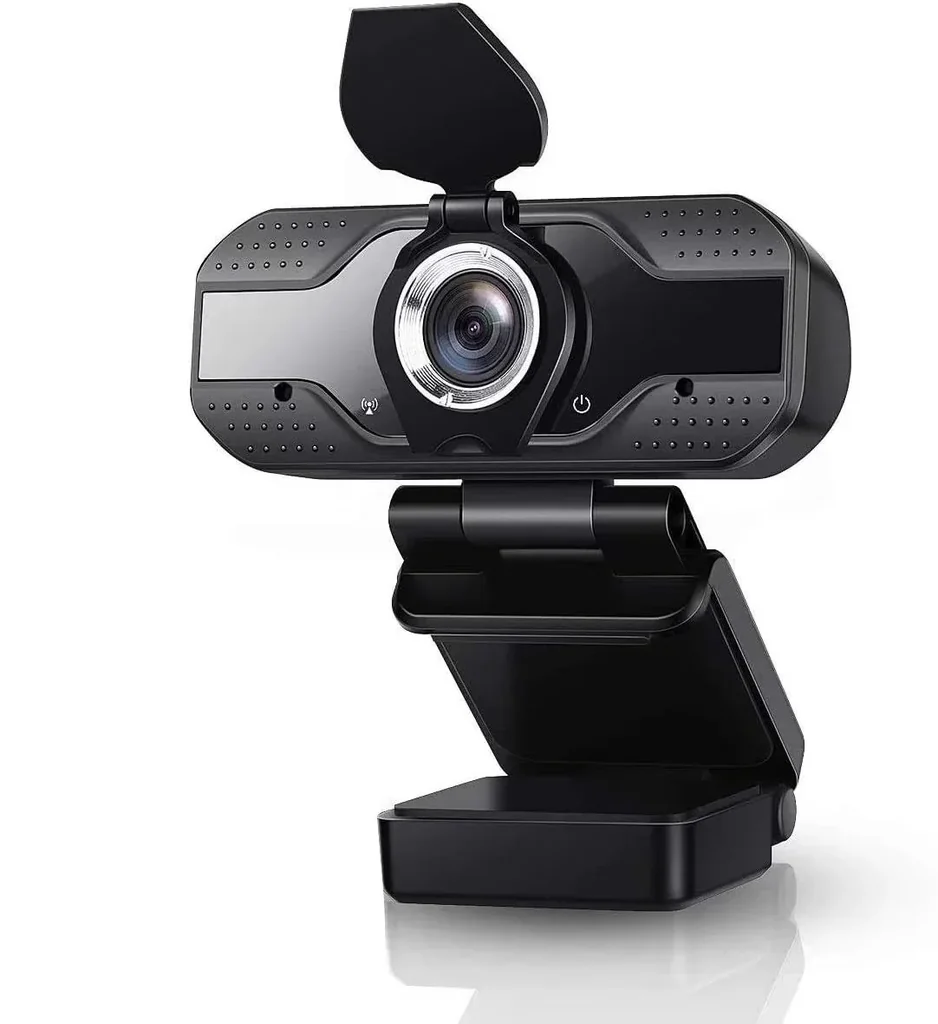 Webcam mit 2 Megapixel Sensor, eingebautem Mikrofon und Monitor Clip