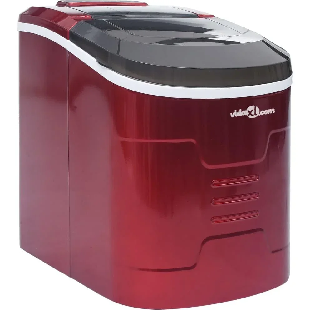 Eiswürfelbereiter 2,4 L 15 kg/24 h rot