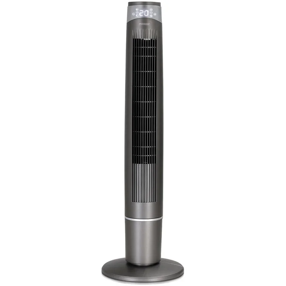 Turmventilator grau 120cm inkl. Fernbedienung