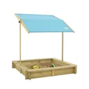 Sandkasten mit Sonnendach, Holz