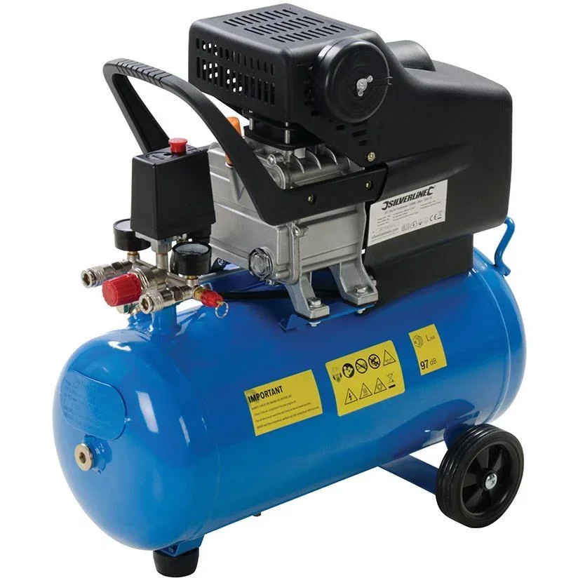 DHZ 2-PS-Luftkompressor 1500 W 24 Liter
