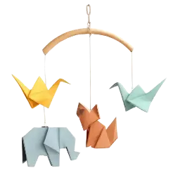 Origami Kinderzimmer Bild