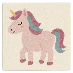 Kinderteppich Einhorn Bild