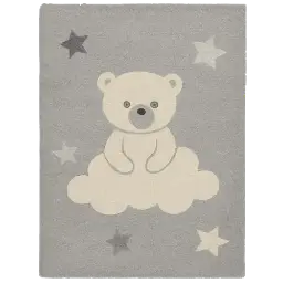 Kinderteppich grau Bild
