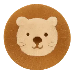 Kinderteppich rund Bild