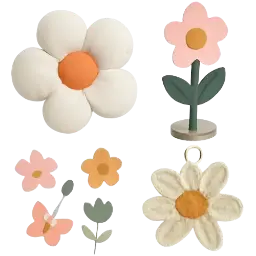 Blumen Kinderzimmer Bild