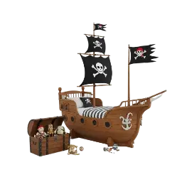 Piraten Kinderzimmer Bild