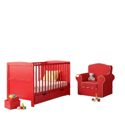 Kinderzimmer rot Bild