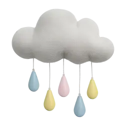 Kinderzimmerdeko Wolken Bild