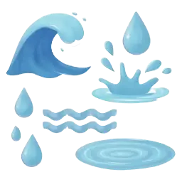 Wasser Wandsticker Bild