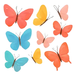 Wandsticker Schmetterlinge Bild