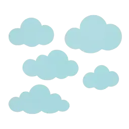 Wolken Wandsticker Bild